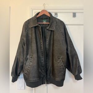 Wild Fable Bomber Jacket with Elastic Cuffs